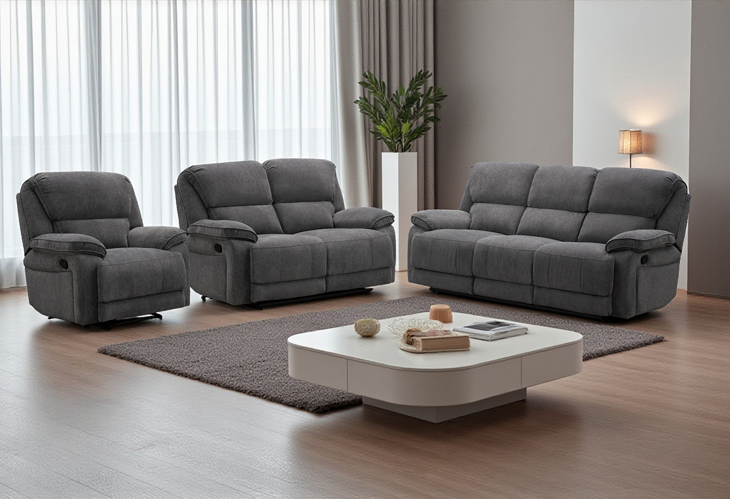 Douglas Fabric Recliner Sofa Collection | Exclusive
