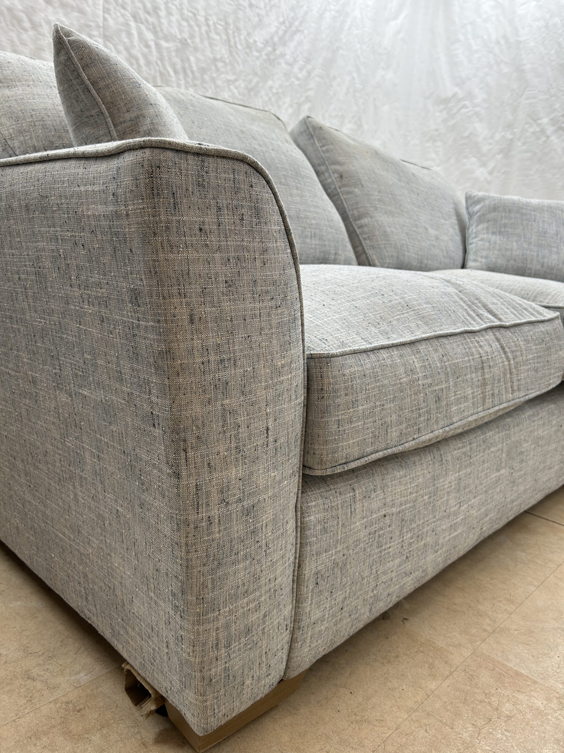 Ex-Display Buoyant Fantasia Grey Fabric 3 + 2 Seater Sofas - Image 4