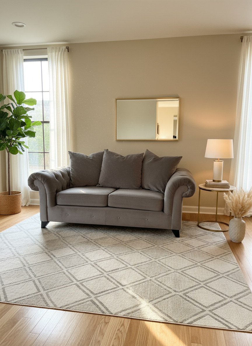 Ex-Display Grey 2 Seater Sofa